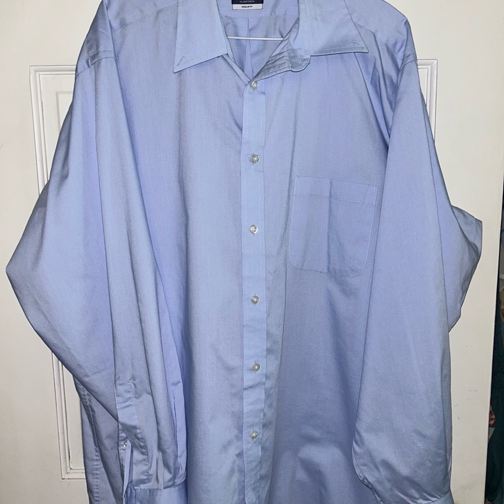 Izod Men's Sky Blue Dress Shirt